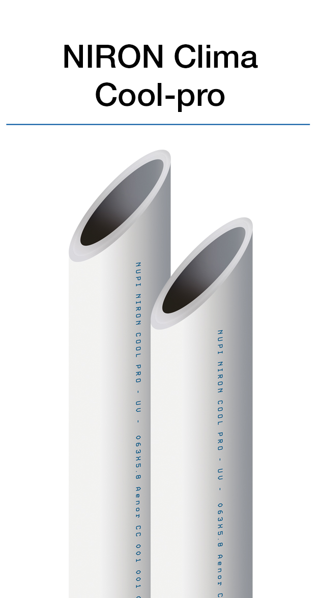 Tuberías NIRON Clima Cool-pro PP-R para recuperación de condensados en torres de refrigeración